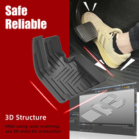 Tapis de sol de voiture de haute qualité 3D TPE doublures de voiture personnalisées imperméables faciles à nettoyer tapis de voiture antidérapant pour LYNK 09 EM-P 2024