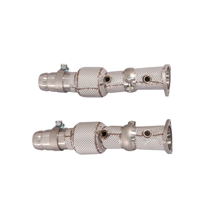 Collecteur d'échappement isolé SS304 pour <span class=keywords><strong>Aston</strong></span> <span class=keywords><strong>Martin</strong></span> <span class=keywords><strong>Vantage</strong></span> 4.3L <span class=keywords><strong>V8</strong></span> 2005-2008 – Amélioration des performances de l'échappement automobile - Product Image 1