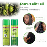 Huile Capillaire à l'Olive : Traitement Léger Lissant et Brillant à la Noix de Coco, Huiles Essentielles, Anti-Frisottis, Hydratante et Nourrissante