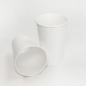 Fy tùy chỉnh phân hủy sinh học dùng một lần Cà Phê Cốc giấy 8oz 10oz 12oz 16oz 20oz thân thiện với môi tường đơn in màu - Product Image 5