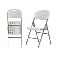 Muebles de Exterior Mesa Plegable de Picnic Rectangular Mesas de Plástico Portátiles Plegables