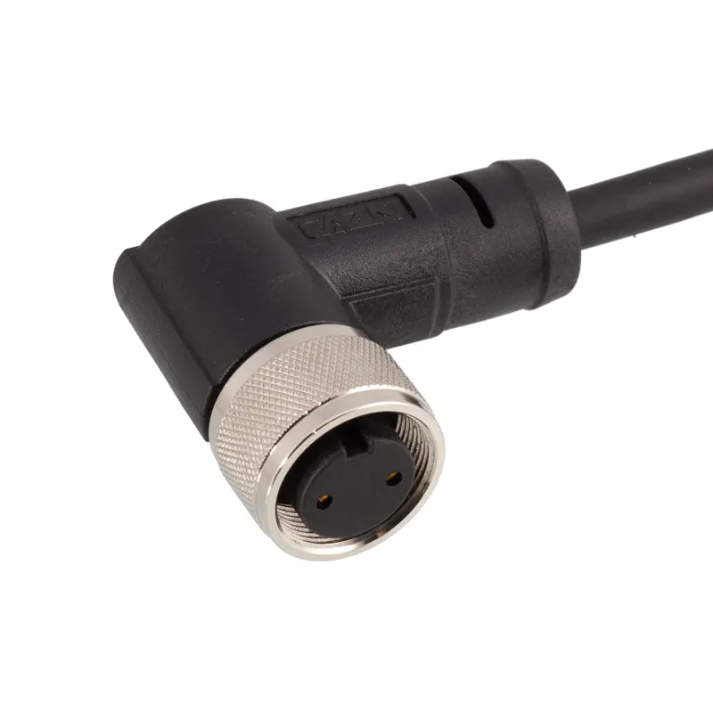 M16 Right Angled Electric Plug Waterproof 2 3 4 5 6 pin Cable Connector for LED Lighting Outdoor