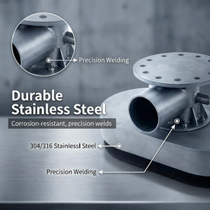 Ventosa Neumática Elíptica Integrada para Brazo Robótico, Ventosa de Esponja de Alta Succión para Chapa Metálica Industrial - Product Image 1