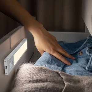 USB Có Thể Sạc Lại Tủ Quần Áo Ánh Sáng Tủ Quần Áo Nhà Bếp Nhôm Cảm Biến Chuyển Động Từ LED Ánh Sáng USB Dưới Ánh Sáng Tủ - Product Image 3