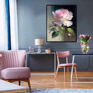 SONGWOO <span class=keywords><strong>ART</strong></span> Rose Flower Home Decor DIY <span class=keywords><strong>Floral</strong></span> Gift Paint by Numbers Kits pour débutants - Product Image 3