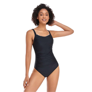 Traje de Baño Deportivo de Una Pieza para Mujer, de Alta Calidad, con Logotipo Frontal, Secado Rápido, Protección UV, Tallas Grandes, para Entrenamiento y Competencia, 2026 - Product Image 1