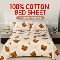 Parure de draps en coton 100 % personnalisée en gros – Draps-housses et draps plats super doux pour lits Queen et King Size