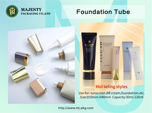 Tube de crème BB/<span class=keywords><strong>CC</strong></span> noire mate de luxe |   Emballage en plastique souple PP+PE personnalisé pour masque facial cosmétique de soin de la peau, écran solaire 100 ml - Product Image 5