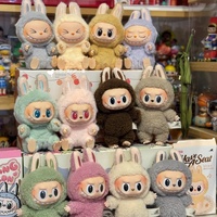 Poupée Labubu de deuxième génération pop Mart Have a Seat Series Labubu Vinyl Plush Blind Box