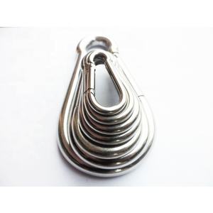 Mosquetón de Acero Inoxidable 304 de Alta Calidad, Pulido, Color Plateado, Tamaño M4-M12, para Aplicaciones de Minería, Venta al por Mayor en China - Product Image 1