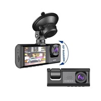 Cámara de Coche GPS 4G Portátil con Doble Lente, Grabador de Video con Ángulo Amplio de 150-180°, Pantalla IPS, WiFi, SIM, DVR en la Nube