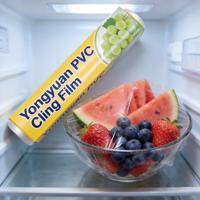 Polyvinylidenchloride (PVC) voedselveilige PVC multifunctionele grote rol clingfilm voor keuken, huishouden, supermarkt, fruit en groenten