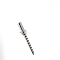 Rivets aveugles scellés, corps en aluminium et mandrin en acier inoxydable, extrémité fermée, norme DIN, 2,4-6,4 mm, CLASSE 4