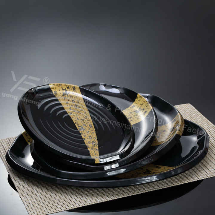 Top-level Latest Design Tableware Plate Product for Restaurant Korean Melamine Plates Fine Quality