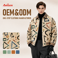 Veste zippée de basketball haute couture, sweat-shirt jacquard effet couverture, pull-tapisserie grande taille, manteau, veste tapisserie personnalisée pour homme