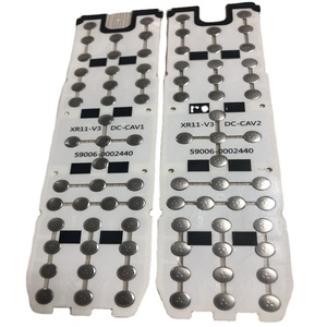 <span class=keywords><strong>Clavier</strong></span> à membrane avec superposition graphique en métal personnalisé, PET, PC, interrupteur à dôme, impression, guide de lumière, encre, double couche, dôme, sensation tactile - Product Image 1