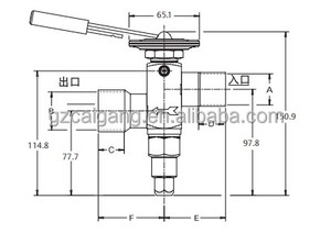 TRAE + 45MC TRAE + 45 Détendeur thermique Refroidisseur Pompe à chaleur de toit Application Détendeur - Product Image 3