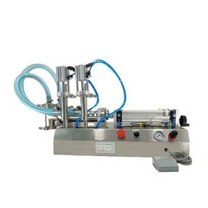 Máquina Semiautomática de Llenado de Botellas de Agua con Doble Boquilla, Máquina de Llenado de Botellas de Aceite Comestible, Aceite Vegetal, Aceite de Palma - Product Image 3