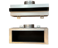 Diffuseur linéaire standard en acier galvanisé pour climatisation CVC, grille d'air moderne avec plénum – Grande Vente