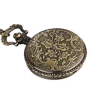 Montre de poche vintage Steampunk Moscow Cannon, collier unisexe, montre à quartz, chaîne, chiffres arabes, boîtier en alliage, cadran de 47 mm, sans date - Product Image 3