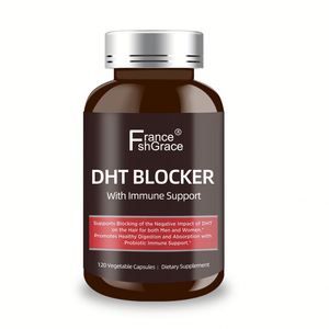 Suplemento Bloqueador de DHT con Etiqueta Personalizada para una Salud Óptima, Control de la Caída del Cabello, Apoyo al Sistema Inmunológico, Cápsulas Bloqueadoras de DHT - Product Image 1