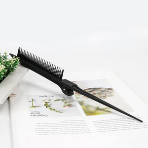 1 pz pieghevole presa in giro Clip pettine ratto con Clip per le donne professionale evidenziare i capelli tintura Pick & Clamp spazzola districante pennello - Product Image 5