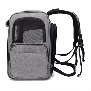 Borsa da trasporto per animali domestici traspirante ed espandibile per cuccioli e gatti, zaino per animali domestici - Product Image 4