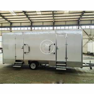 Baños de Lujo para Bodas en la Playa, Fiestas, Escuelas, Hospitales, Parques, Diseño Moderno, Baño Exterior Portátil, Cabina VIP, Remolque de Baño - Product Image 1