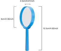 Magnifying Glass Kids Plastic Magnifier Hand Lens Mini Handheld Magnifying Lenses for Children Science Outdoor Observation