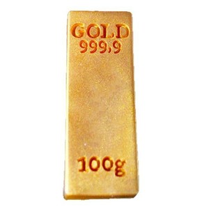 45° Low-Temperature <b>Candle</b> Gilded Gold Bar Design Soy Wax <b>Dripping</b> Wax For Adult - Product Image 1