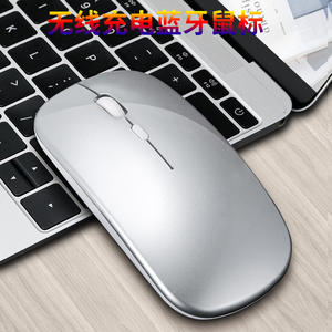 เมาส์ไร้สาย 113x58x26 มม. 4 ปุ่ม 2.4G โฟโตอิเล็กทริคสำหรับแล็ปท็อปเดสก์ท็อปสำนักงานใช้สีขาวสีดำ M60 - Product Image 3