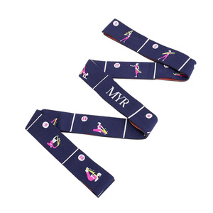 Sangles de yoga numériques à résistance moyenne, bandes élastiques en nylon pour l'entraînement physique des adultes, outil d'étirement multifonctionnel - Product Image 5