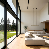 Villa moderne préfabriquée de haute qualité en acier léger, maison modulaire de luxe avec chambres pour complexe hôtelier, bâtiment de bureaux et usage scolaire