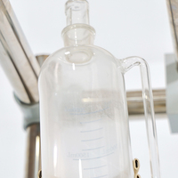 Réacteur en verre automatique à échelle laboratoire avec moteur et cuve sous pression, plaque de déflecteur personnalisable pour une productivité élevée