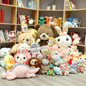 Wholesale 10cm-35cm <b>Anime</b> Animal-Themed Mini Plush <b>Keychain</b> Claw Machines Toys with PP Cotton Filling Customized Logo Unisex - Product Image 2