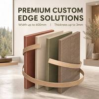 Bande de chant flexible en PVC pour placage de bois, idéale pour la cuisine, les armoires, les meubles, les tables et les bureaux