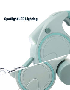 Laisse Rétractable pour Chien 2026 en Gros, Durable, à Libération Rapide, avec Lumière LED Intégrée et Sac à Déjections Portable - Product Image 5