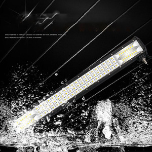 Projecteurs LED <span class=keywords><strong>de</strong></span> voiture super lumineux 432W, trois rangées, éclairage <span class=keywords><strong>de</strong></span> travail LED pour camion, <span class=keywords><strong>barre</strong></span> lumineuse <span class=keywords><strong>de</strong></span> <span class=keywords><strong>toit</strong></span> <span class=keywords><strong>de</strong></span> voiture tout-terrain - Product Image 3