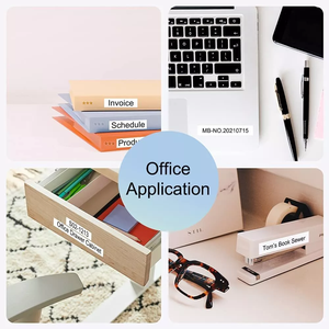 Rubans thermorétractables compatibles PUTY <span class=keywords><strong>Dymo</strong></span> 9 mm PE+ABS pour imprimantes d'étiquettes - Durables et imperméables - Product Image 5