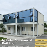 Maison mobile à conteneurs détachables, maison préfabriquée intégrée, montage facile, bureau temporaire, maison modulaire préfabriquée portable