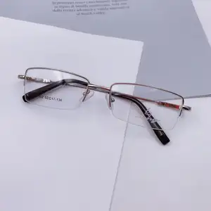 Modern Fashion Rectangular Memory Metal Optical Frames Clear Lens Glasses Eyeglasses