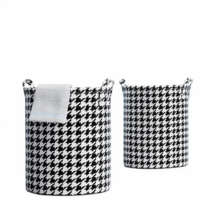 Cesto de Ropa Plegable de Doble Capa, Grueso y Moderno, de Tela No Tejida, Tipo Vertical, Tamaños M/L/XL, para Lavandería o Baño - Product Image 4