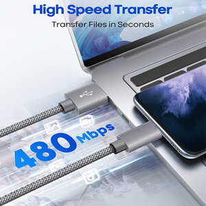 Hot Bán USB Một 2.0 Để Loại C Cáp Nylon Bện Nhanh Chóng Sạc Dữ Liệu Sync Sạc Dây Đối Với Samsung Galaxy S20 - Product Image 5