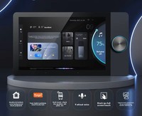 Écran de contrôle central intelligent Tuya de 8 pouces avec musique de fond, passerelle Zigbee, contrôle vocal et par application