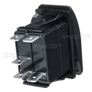 <b>12V</b> 24V Car Boat Caravan Rocker <b>Switches</b> Waterproof Rocker <b>Switch</b> Dual Blue LED Light Bar 4x4 Universal RIGHT Left SIDE LIGHTS - Product Image 4