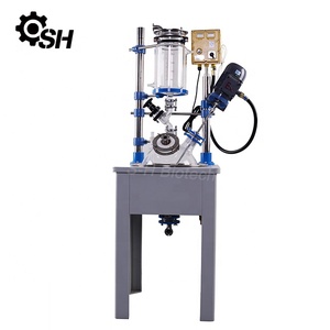 Réacteur chemisé de laboratoire réacteur en verre monocouche réacteur chemglass - Product Image 2