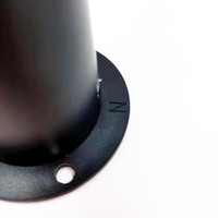Anemómetro de Tipo Copa, Material ASA, Sin Aspas, Servidor Libre, Cero Mantenimiento, Sensor de Velocidad del Viento para Exteriores, para Campos de Golf