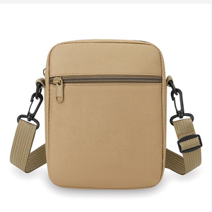 Sac à bandoulière <span class=keywords><strong>carré</strong></span> pour <span class=keywords><strong>homme</strong></span>, design simple, sac bandoulière pour <span class=keywords><strong>homme</strong></span>, couleur unie, sac de téléphone décontracté à une épaule - Product Image 2