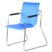 Tables et chaises d'entraînement en métal, design moderne et minimaliste, accoudoirs non pliables, mécanisme multifonctionnel, pour bureau