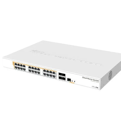 Mikrotik — routeur/switch Ethernet Gigabit CRS328-24P-4S + rms, 24 ports, avec quatre ports 10Gbps SFP + port en 1U, compatible racmount